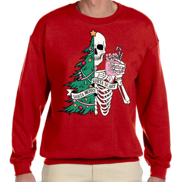 Sorta Merry Sorta Scary Crew Neck